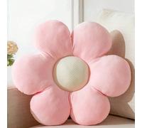 Coussin décoratif en forme de fleur, design floral à 6 pétales, coussin doux et confortable, convient à la décoration d'intérieur et aux voyages au printemps/été 40 cm * 40 cm (15,7 pouces * 15,7 pouc