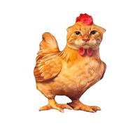 Coussin décoratif en forme de poulet de chat | Coussin décoratif en forme d'animal pour canapé, lit, chambre, maison, voyage, festival, anniversaire, Nouvel An,