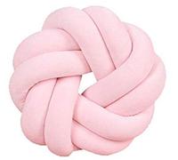 Coussin décoratif en peluche Unyqoos®, fabriqué à la main – coussin rose, sensoriel, idéal pour les chambres de bébé et d'enfants, en polyester/coton PP, dimensions : 25x25 cm ou 30x30 cm