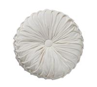 Coussin décoratif en velours blanc plissé pour canapé | 35 cm, coussins pour salon, décoration d'intérieur, coussin décoratif, coussin tufté à la main