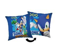 Coussin décoratif - GENERIQUE - Sonic - 40 x 40 cm - Polyester - Bleu