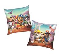 Coussin décoratif - HERDING - Dino Rescue Team - 40 x 40 cm - Motif enfant - Lavable à 40°C