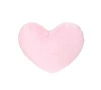 Coussin décoratif - Polyester - Cœur rose pivoine - 46 x 36 cm - Pour enfants - Intérieur
