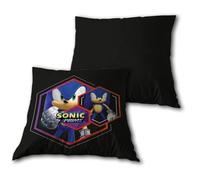 Coussin Décoratif - SONIC - 35x35 cm - Polyester Oeko-Tex - Range Pyjama - Doux et Lavable