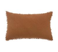 Coussin décoratif Terracotta nid d'abeille 30 x 50 cm - Atmosphera