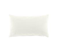 Coussin dehoussable 30 x 50 cm coton/polyester recycle grs twily Blanc