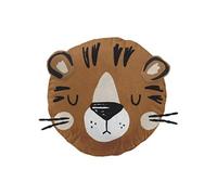 Coussin Déhoussable Ø30cm Coton Motif Tigre - DEREK - ALTOBUY Marron G