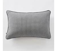 Coussin déhoussable 40 x 60 cm - Double gaze de coton tissée teinte - VICKI