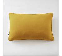 Coussin déhoussable 40 x 60 cm - Gaze de coton unie GAÏA Safran