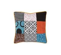 Coussin Déhoussable 40cm Motif Patchwork - QUADI -