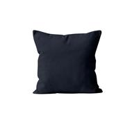 Coussin déhoussable 40x40 cm ALIX bleu jean, par Soleil d'ocre