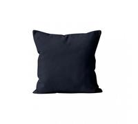 Coussin déhoussable 40x40 cm ALIX bleu jean, par Soleil d'ocre