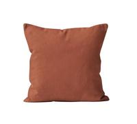 Soleil d'ocre, Coussin déhoussable 40x40 cm Alix Corail