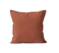 Soleil d'ocre, Coussin déhoussable 40x40 cm Alix Corail