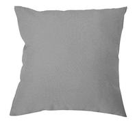 Coussin déhoussable 40x40 cm ALIX gris, par Soleil d'ocre
