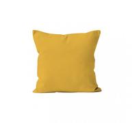 Coussin déhoussable 40x40 cm ALIX jaune radieux, par Soleil d'ocre