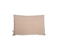 Coussin déhoussable 40x60cm coton tissage texturé coloris beige et blanc - ANTOINE - ALTOBUY Beige