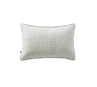 Coussin Déhoussable 40x60cm Gaze de Coton Vichy Coloris Eucalyptus - JOEL - ALTOBUY Vert G