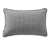 Coussin Déhoussable 40x60cm Gaze de Coton Vichy Coloris Truffe - JOEL - ALTOBUY Noir G
