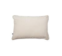 Coussin Déhoussable 40x60cm Velours de Coton Coloris Pampa - HARRIS -