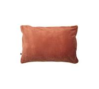 Coussin Déhoussable 40x60cm Velours de Coton Coloris Terracotta - HARRIS -