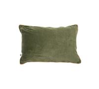 Coussin Déhoussable 40x60cm Velours de Coton Coloris Thym - HARRIS - ALTOBUY