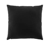 Coussin dehoussable 45 x 45 cm coton/polyester recycle Twily Noir