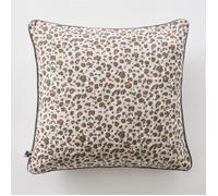 Coussin déhoussable 45 x 45 cm - Gaze de coton imprimée LÉONIE