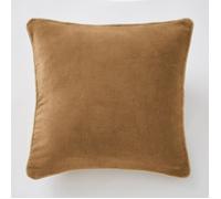 Coussin Déhoussable 45 x 45 cm - Velours de Coton César - Camel