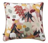 Coussin Déhoussable 45x45cm Gaze de Coton Imprimé Rose Imprimé Floral - SARAH - ALTOBUY Rose G