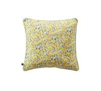 Coussin Déhoussable 45x45cm Gaze de Coton Jaune Imprimé Floral - SIMONE - ALTOBUY Jaune G