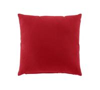 Douceur d'Intérieur Coussin déhoussable Twily 45 x 45 cm Coton & polyester recyclé Rouge