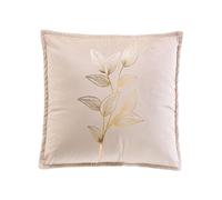 Coussin dehoussable compresse 45 x 45 cm velours imp. metallise oxalis des place Sans