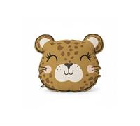Coussin Déhoussable coton motif et forme Léopard - KUMBA -