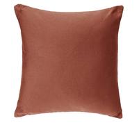 Coussin déhoussable coton rose terracotta 38x38cm - Atmosphera Créateur d'intérieur