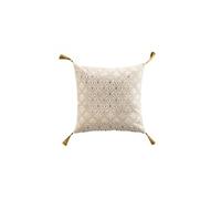 douceur d'intérieur, Coussin Déhoussable (40 x 40 cm) Rafina, Coton Imprimé Métallisé