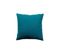 Coussin déhoussable en coton PANAMA - 40 x 40 cm - Bleu canard