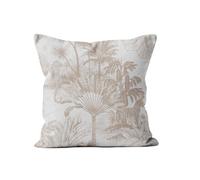Coussin déhoussable imprimé en polycoyon 40x40 cm KENYA, par Soleil d'Ocre