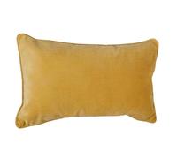 Coussin Déhoussable ""Lilou"" 50x30cm Ocre