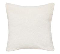 Coussin déhoussable Snowy - Bouclette unie - 40 x 40 cm - Ivoire
