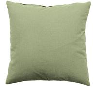 Coussin déhoussable uni en coton Vert Olive 60x60 cm