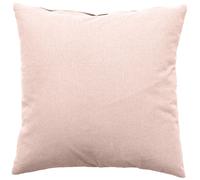 Toilinux - Coussin déhoussable Panama - 60 x 60 cm - Coton certifié Oeko‑Tex - Vieux rose