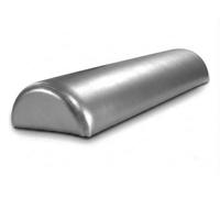 Coussin demi-cylindrique Wellcore, 60 x 18 cm, argenté