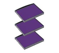 Coussin d'encre pour tampon Colop 2800, lot de 3, couleur violette