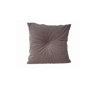 Coussin design carré en velours Luxurious - Gris