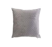 - Coussin design géométrique Blush - L. 40 x l. 40 cm - Gris - Blush
