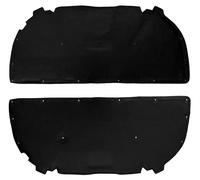 Coussin d'isolation pour capot, réduction du bruit, protection thermique, couleur noire