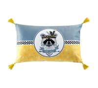 Coussin - DOUCEUR D'INTERIEUR - Filou - 30 x 50 cm - Déhoussable - Velours Imprimé