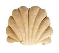 Coussin Effet Raphia - Forme Coquillage - 50x35cm - Déco Arts