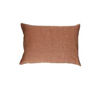 Coussin en coton cuivre, rectangulaire, uni, grand format - Pomax, Basics - 70x50 cm